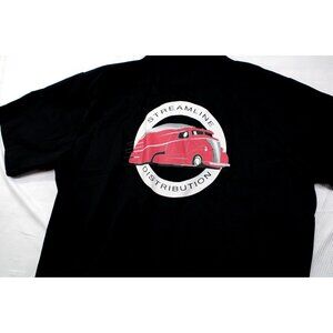 Streamline Apparel Retro Hot Rod Black Button-Up Shirt XL